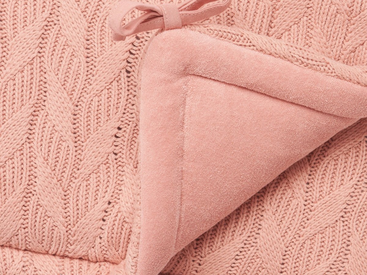 Jollein Bedomrander Spring Knit Rosewood 35x180cm - Image 2