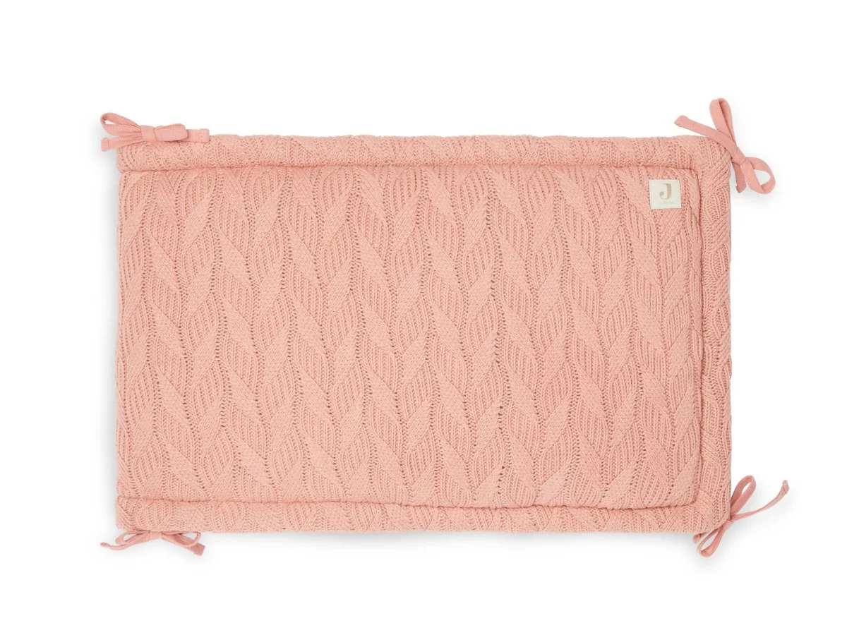 Jollein Bedomrander Spring Knit Rosewood 35x180cm - Image 4