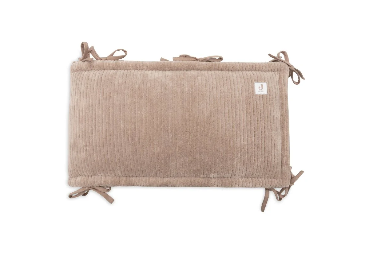 Jollein Boxbumper Cloudy Rib/ Milky Coffee 180X30Cm - Image 2