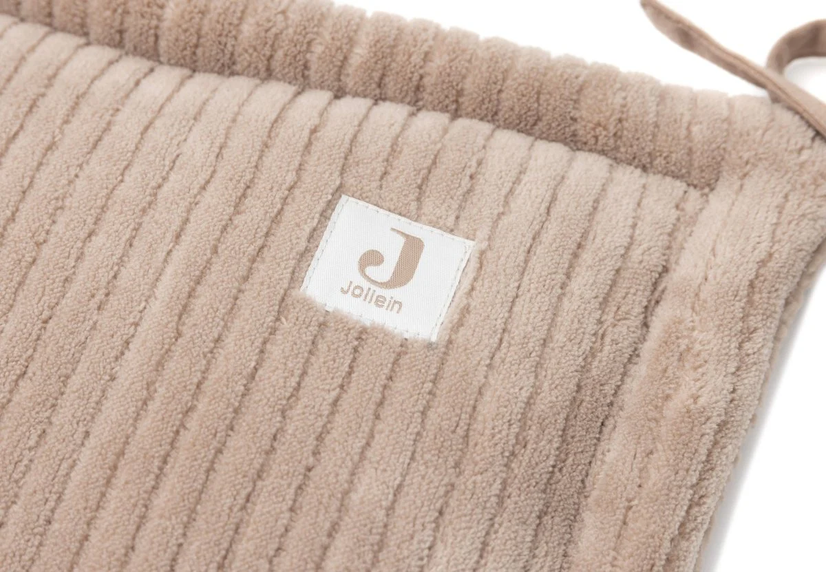 Jollein Boxbumper Cloudy Rib/ Milky Coffee 180X30Cm - Image 3