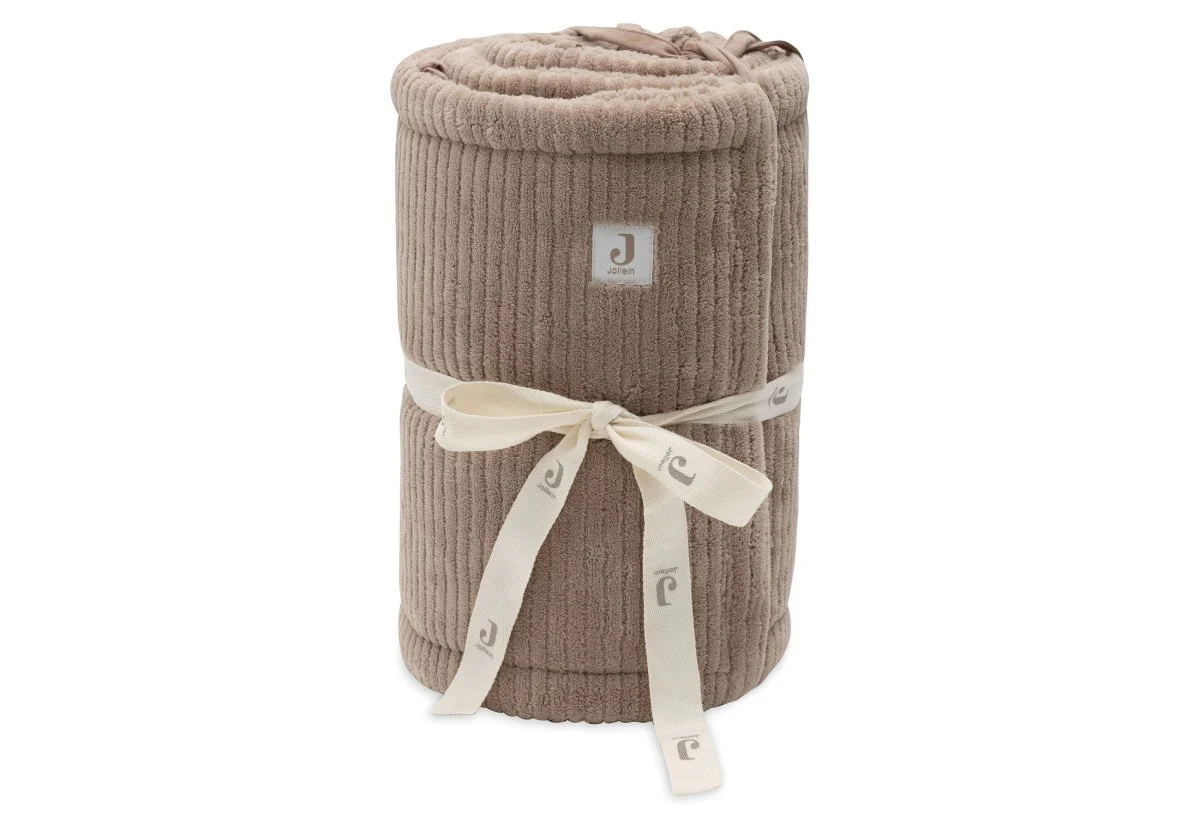 Jollein Boxbumper Cloudy Rib/ Milky Coffee 180X30Cm - Image 4