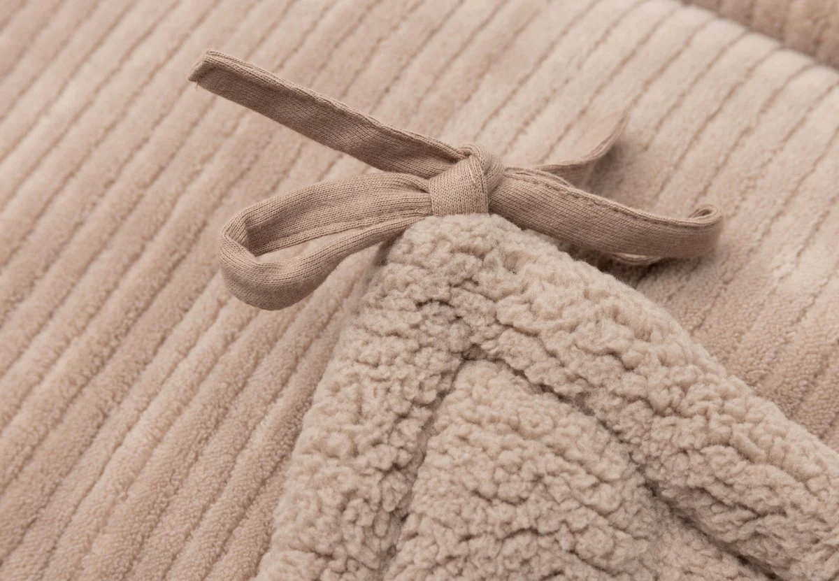 Jollein Boxbumper Cloudy Rib/ Milky Coffee 180X30Cm - Image 5