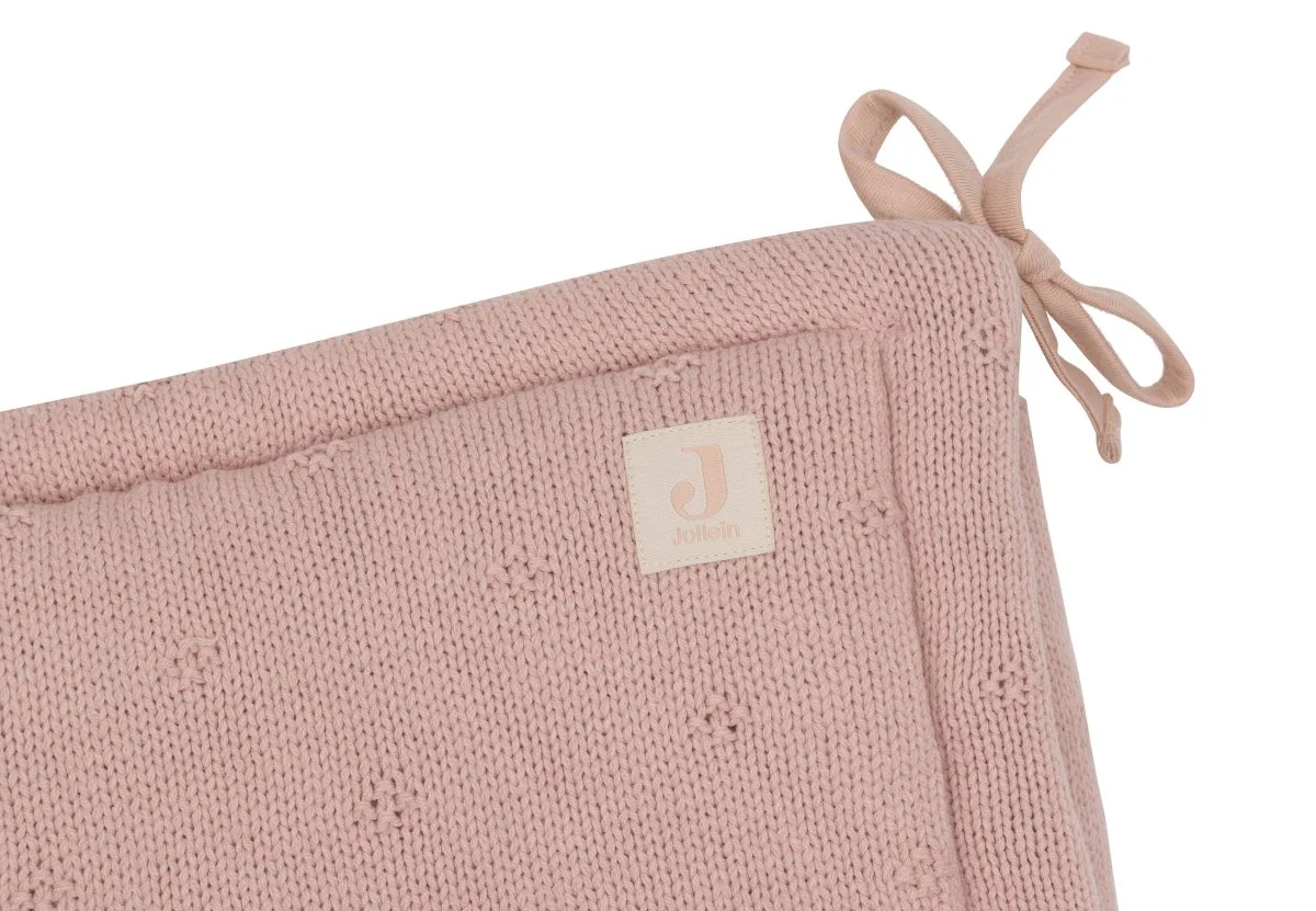 Jollein Boxbumper Cosy Knit Wild Rose 180 X 30 Cm - Image 3