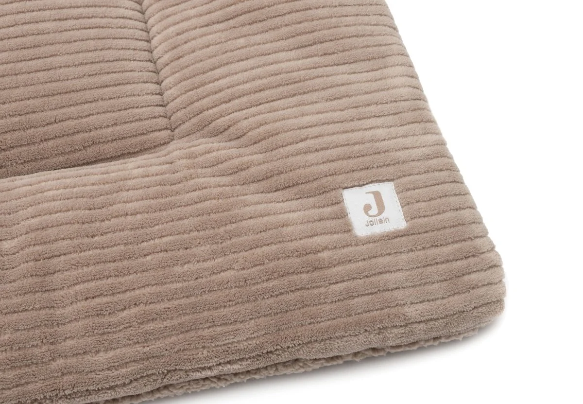Jollein Boxkleed Cloudy Rib/ Milky Coffee 75X95Cm - Image 2