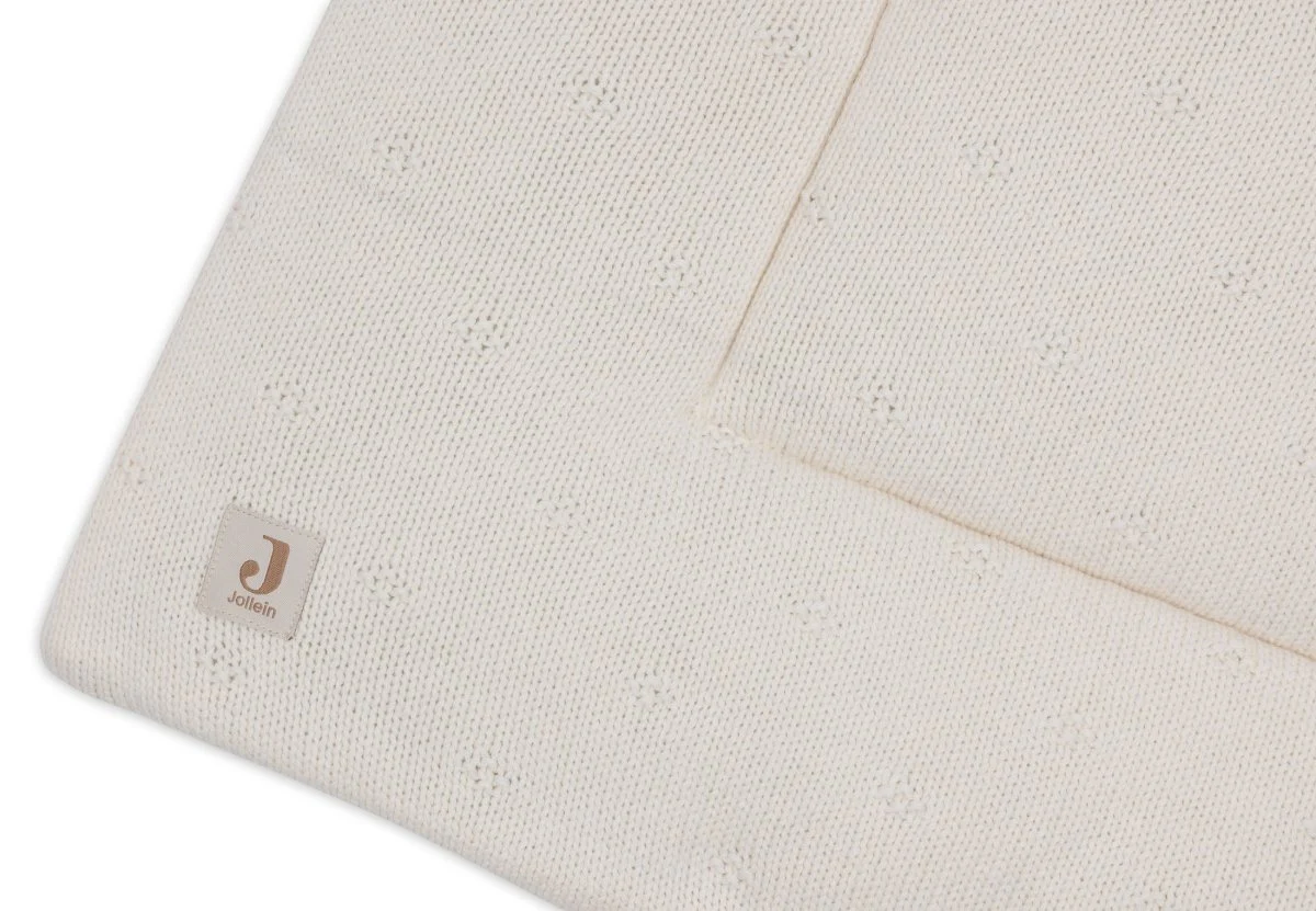 Jollein Boxkleed Cosy Knit Ivory 75 X 95 Cm - Image 2