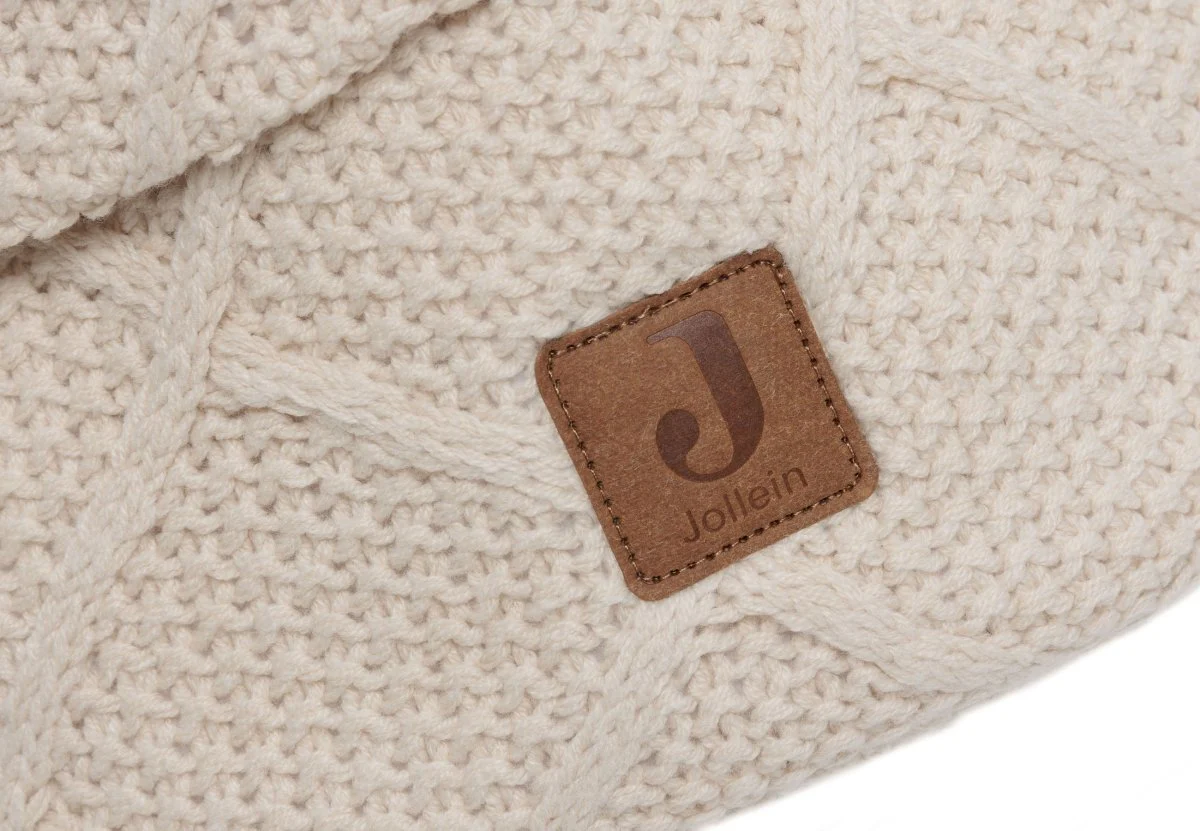 Jollein Commodemandje Check Knit Oatmeal - Image 2