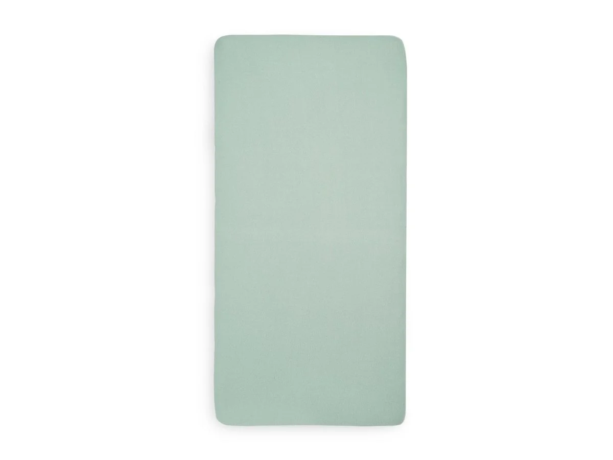 Jollein Hoeslaken Jersey Ash Green 60x120cm - Image 2