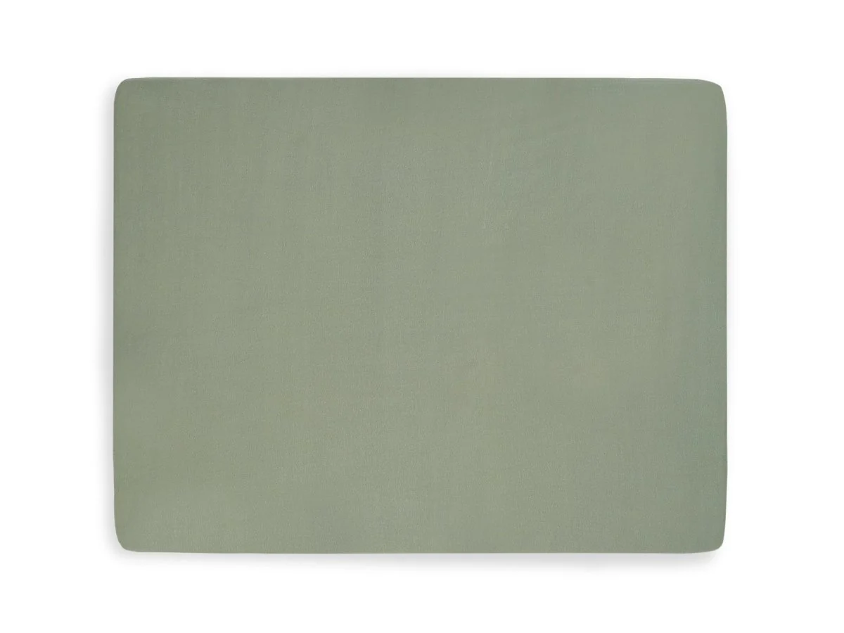 Jollein Hoeslaken Jersey Boxmatras Ash Green 75x95cm 2st - Image 2