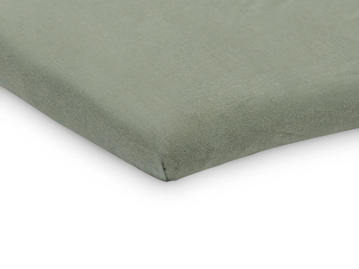 Jollein Hoeslaken Jersey Boxmatras Ash Green 75x95cm 2st - Image 3