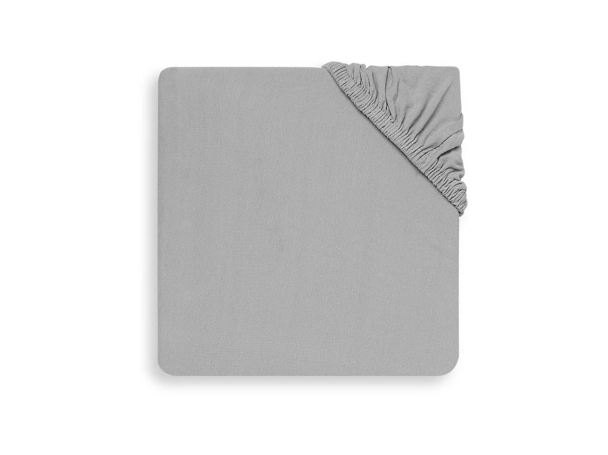 Jollein Hoeslaken Jersey Soft Grey 75x150cm