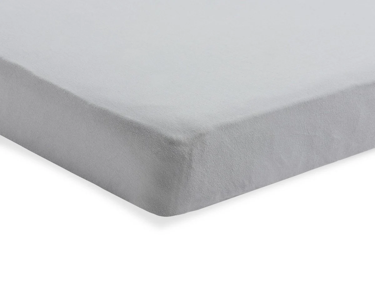 Jollein Hoeslaken Jersey Soft Grey 75x150cm - Image 3