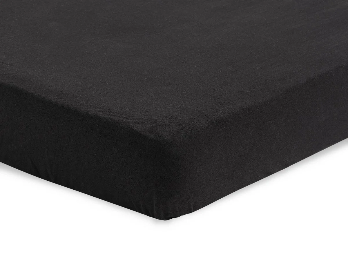 Jollein Hoeslaken Jersey Zwart 60x120cm - Image 2
