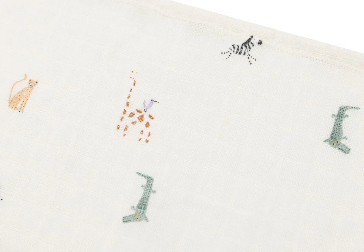Jollein Hydrofiele Doek Jungle Jambo 70 X 70 Cm 3St - Image 2