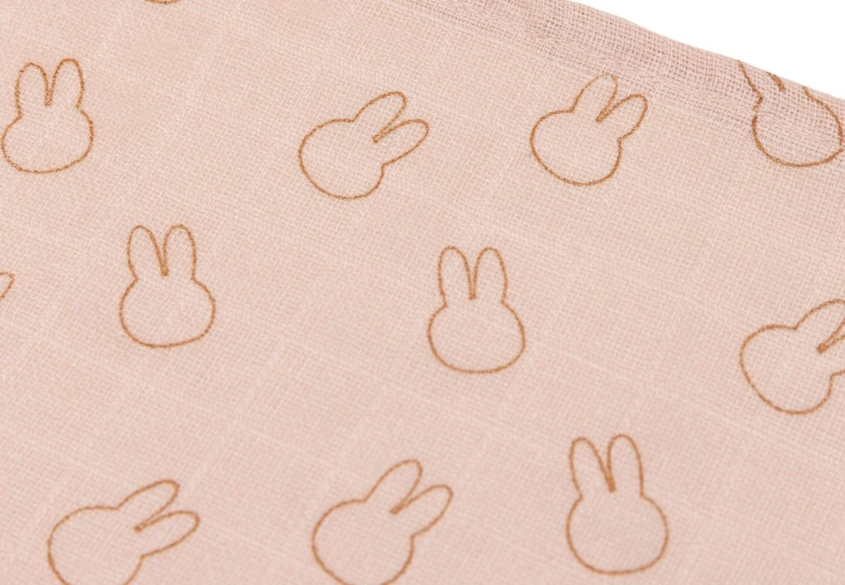 Jollein Hydrofiele Doek Miffy Sillhouettes Wildrose 70 X 70 Cm 3St - Image 3
