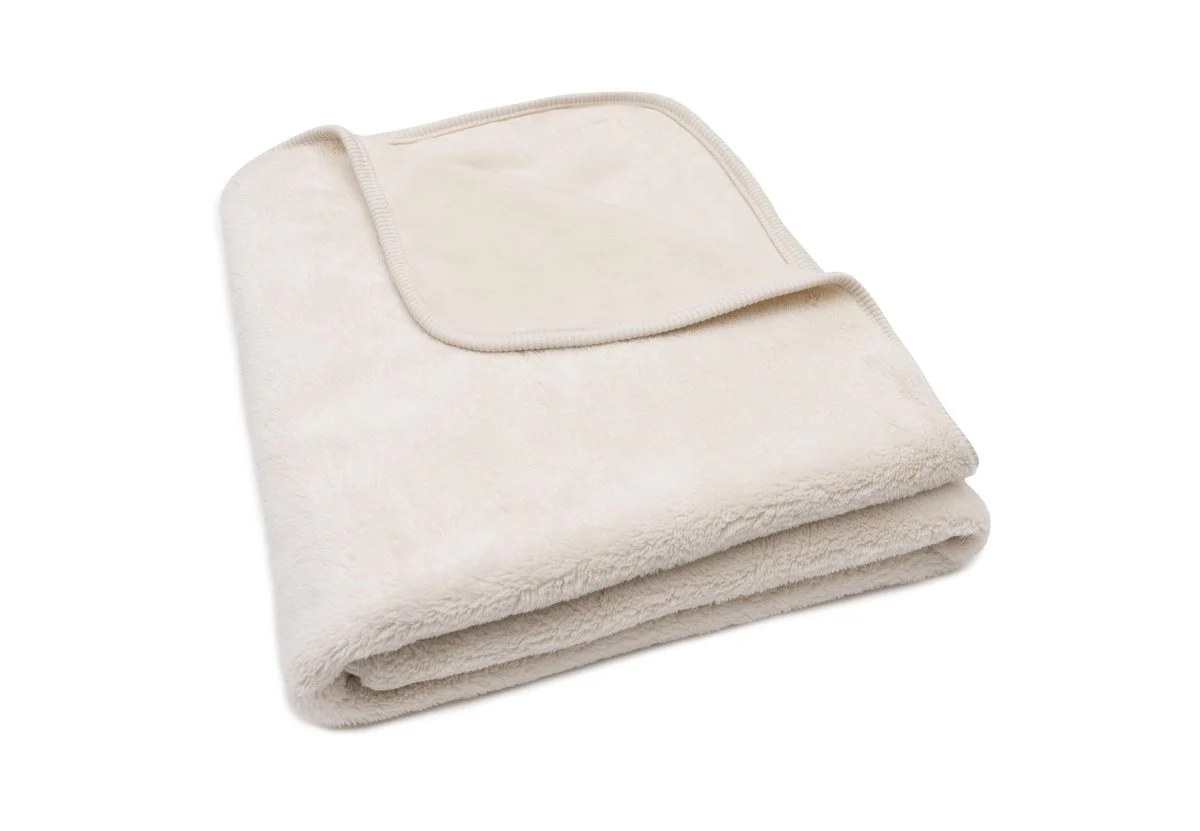 Jollein Ledikantdeken Basic Jersey/ Sherpa Oatmeal 100X150Cm - Image 4