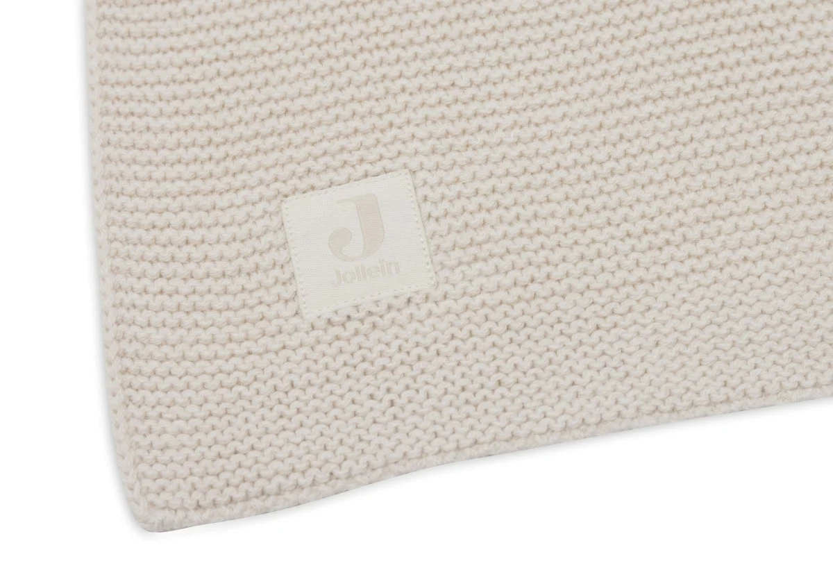 Jollein Ledikantdeken Basic Knit/ Oatmeal 100X150Cm - Image 4