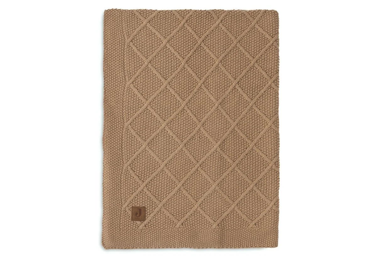 Jollein Ledikantdeken Check Knit Biscuit 100 X 150 Cm - Image 2