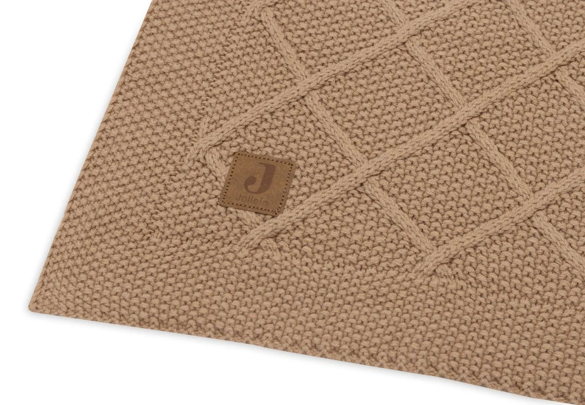 Jollein Ledikantdeken Check Knit Biscuit 100 X 150 Cm - Image 5