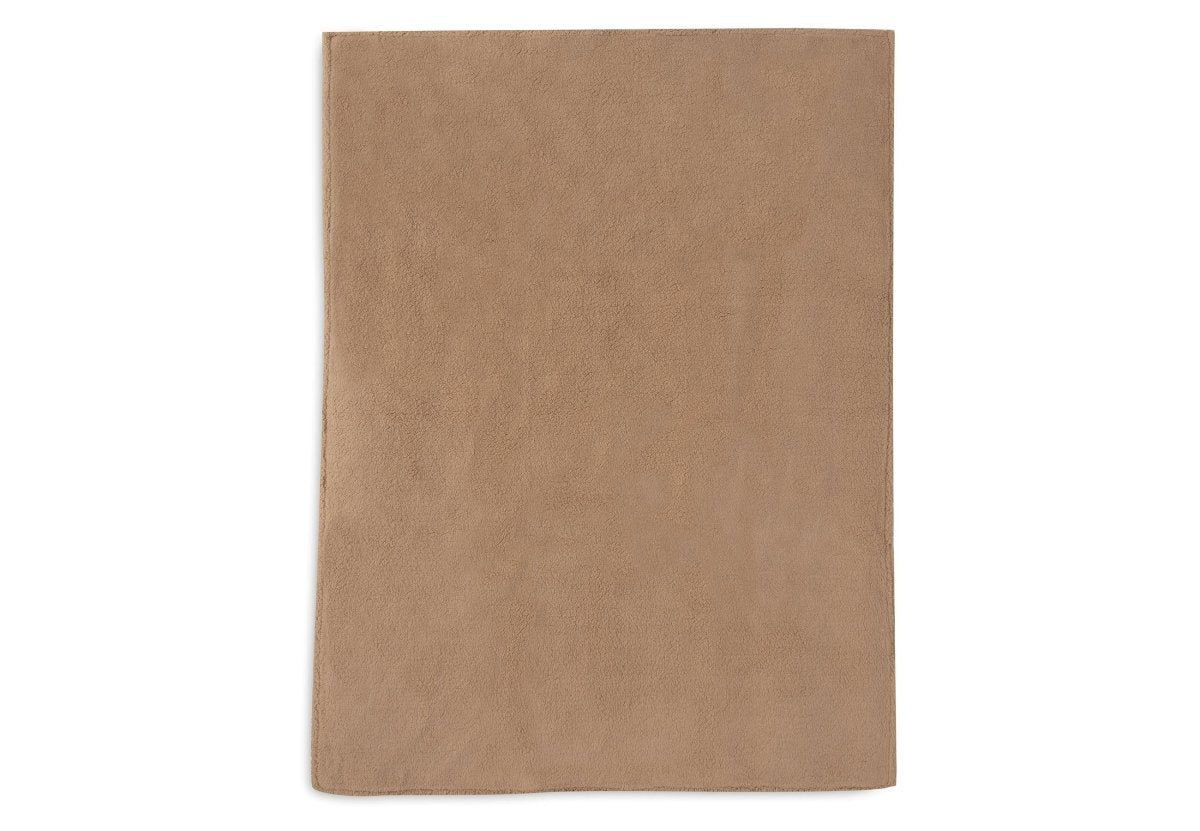 Jollein Ledikantdeken Check Knit Biscuit/Teddy Fleece 100 X 150 Cm