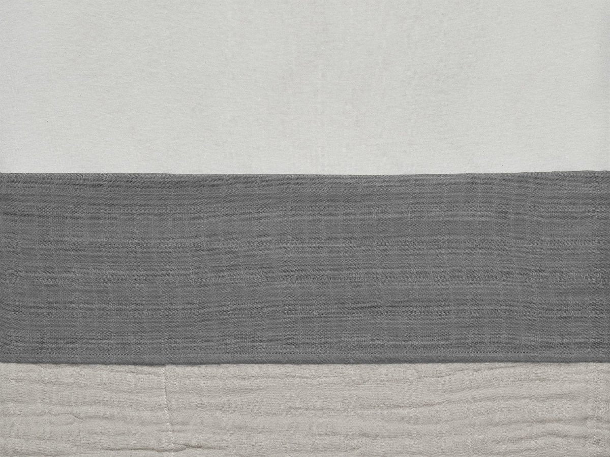 Jollein Ledikantlaken Wrinkled Cotton Storm Grey 120x150cm - Image 3