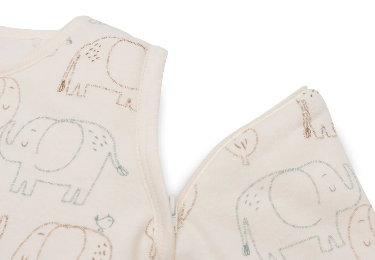 Jollein Slaapzak Baby Met Afritsbare Mouw Elephant Tales 70Cm - Image 2