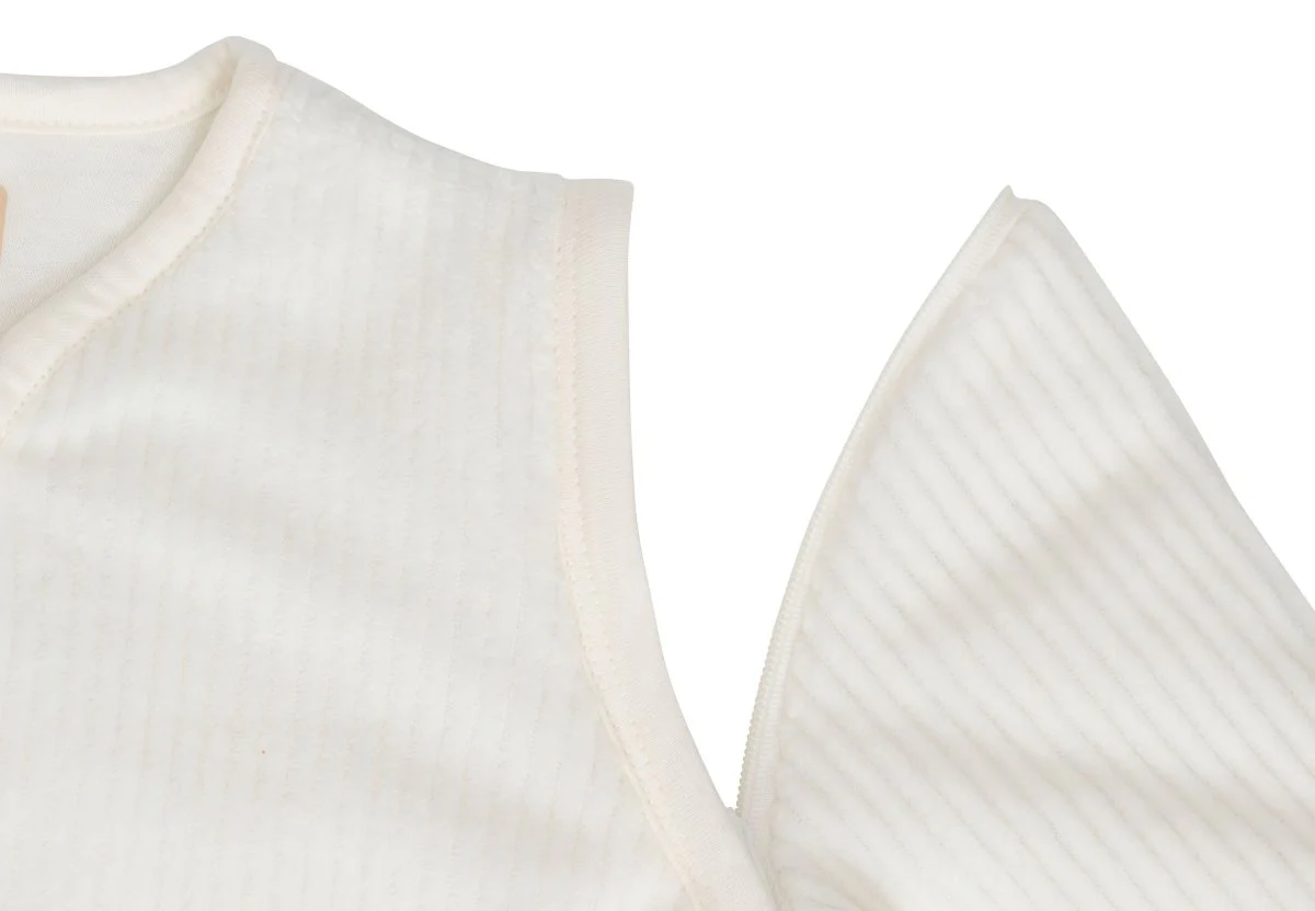 Jollein Slaapzak Baby Met Afritsbare Mouw Rond Rib Ivory - Image 5