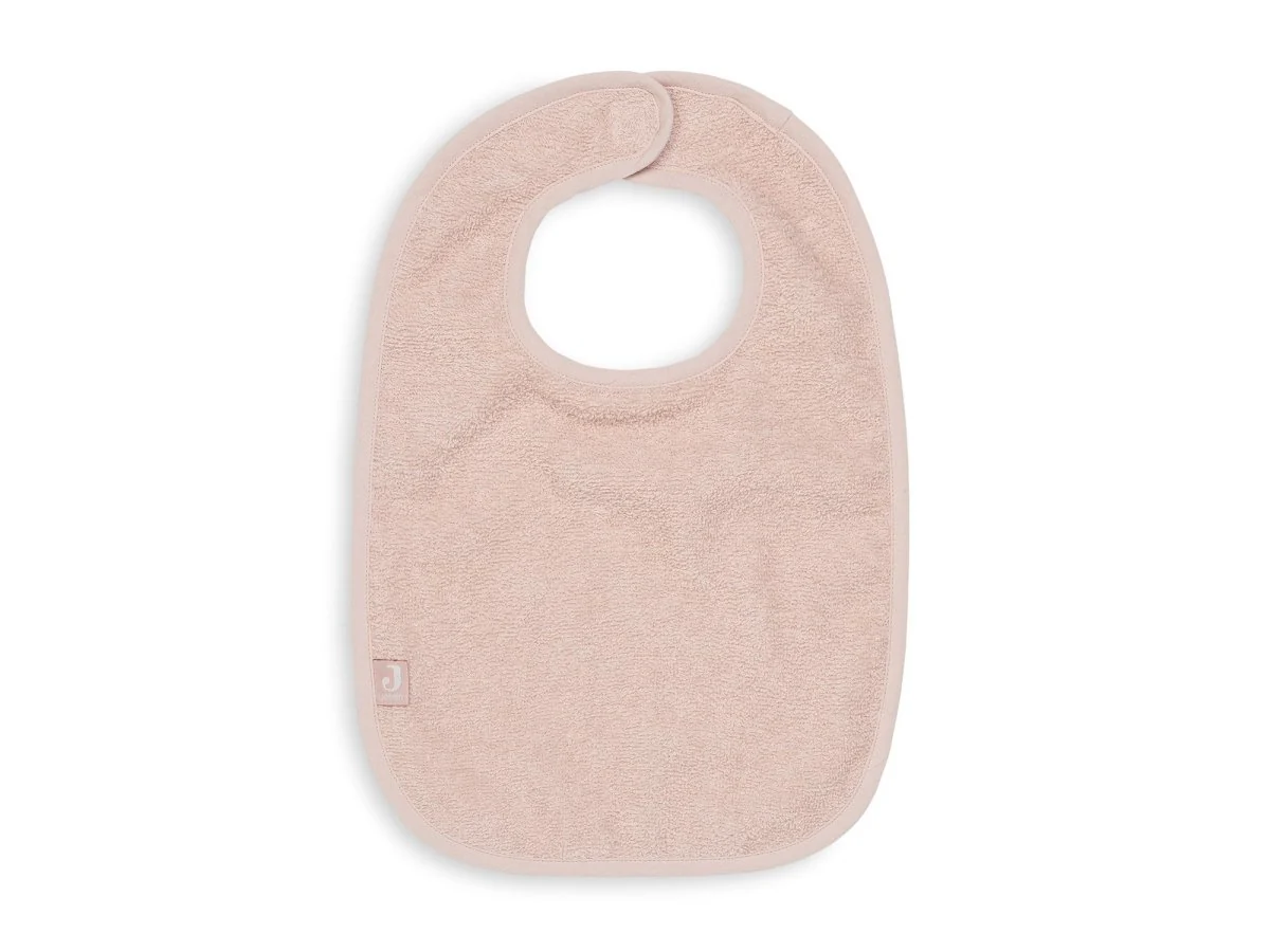 Jollein Slabbetje Badstof Pale Pink Nougat Caramel 3st - Image 2
