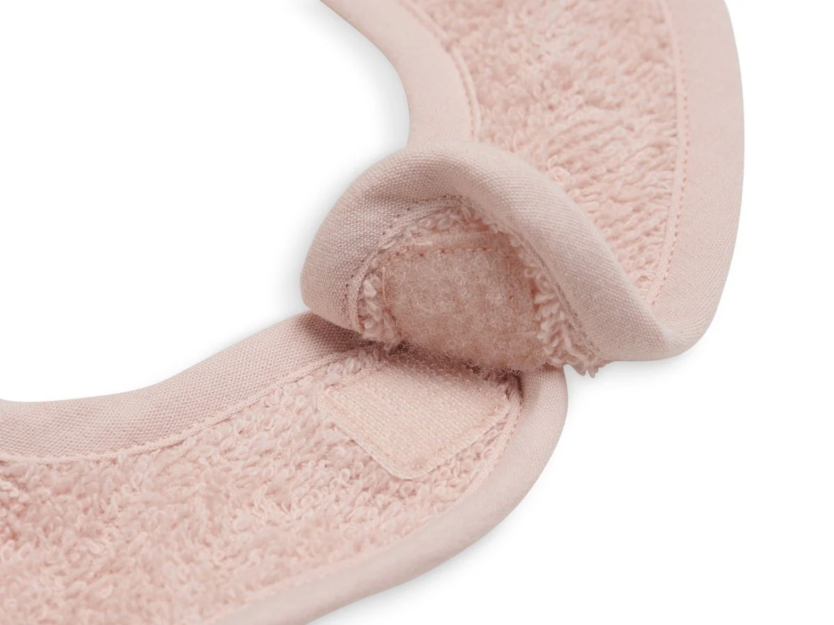 Jollein Slabbetje Badstof Pale Pink Nougat Caramel 3st - Image 5