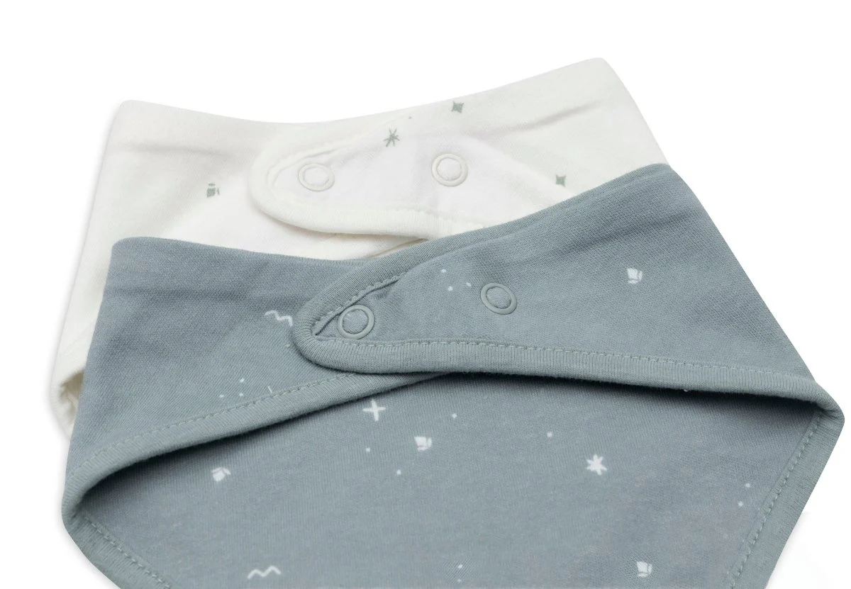 Jollein Slabbetje Bandana Twinkling Sea Green 2St - Image 5