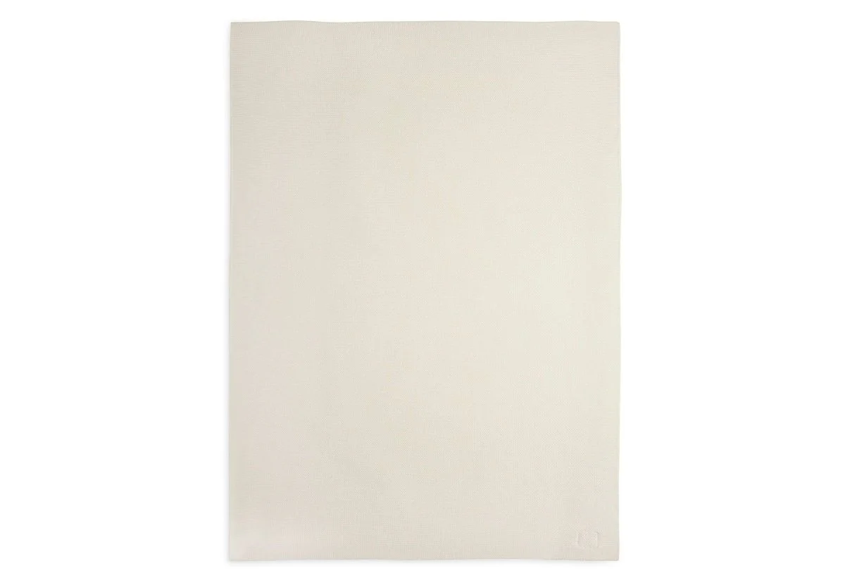Jollein Wiegdeken Basic Knit Ivory 75x100cm - Image 2