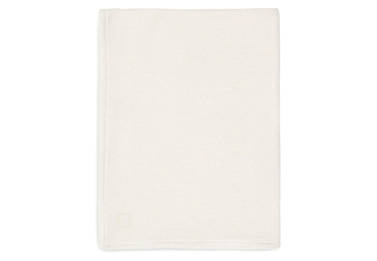 Jollein Wiegdeken Basic Knit Ivory/Coral Fleece 75X100Cm - Image 3