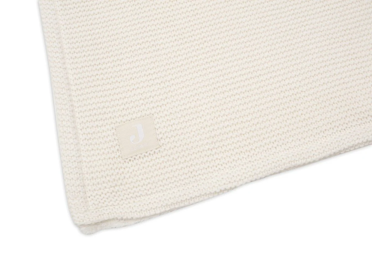 Jollein Wiegdeken Basic Knit Ivory/Coral Fleece 75X100Cm - Image 6