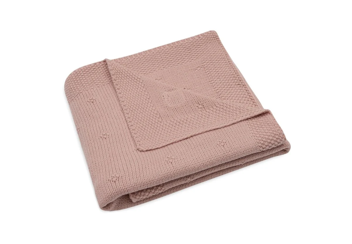 Jollein Wiegdeken Cosy Knit Wild Rose 75 X 100 Cm - Image 3