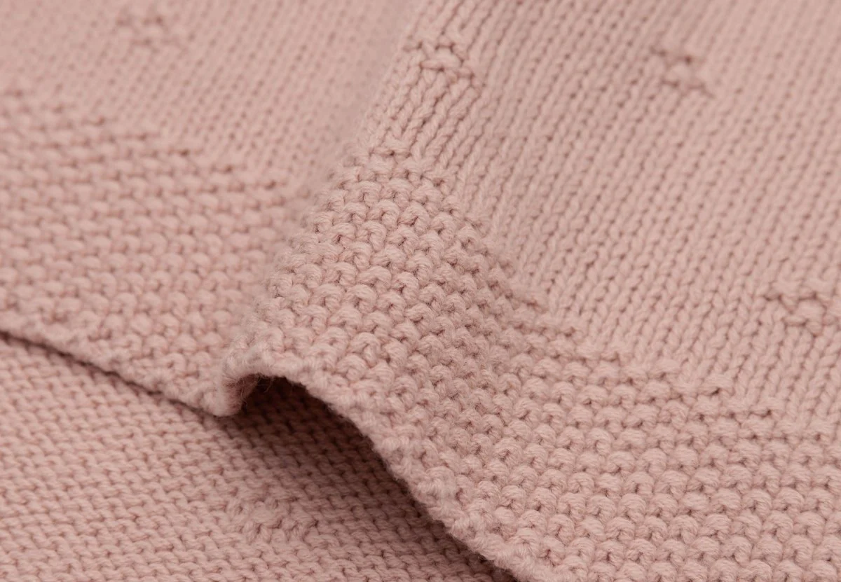 Jollein Wiegdeken Cosy Knit Wild Rose 75 X 100 Cm - Image 4
