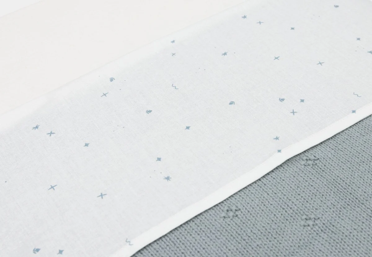 Jollein Wieglaken Twinkling Sea Green 75X100Cm - Image 3