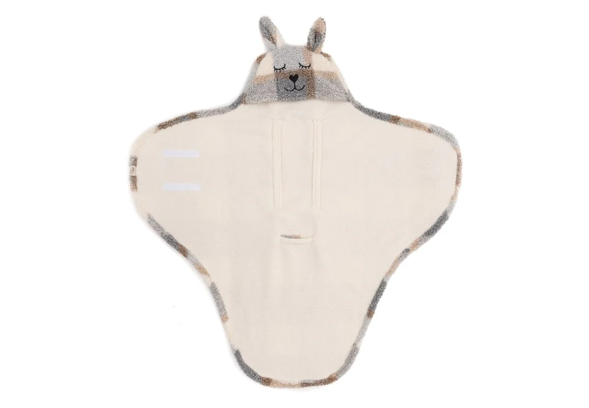 Jollein Wikkeldeken Baby Bunny Check Boucle - Image 2