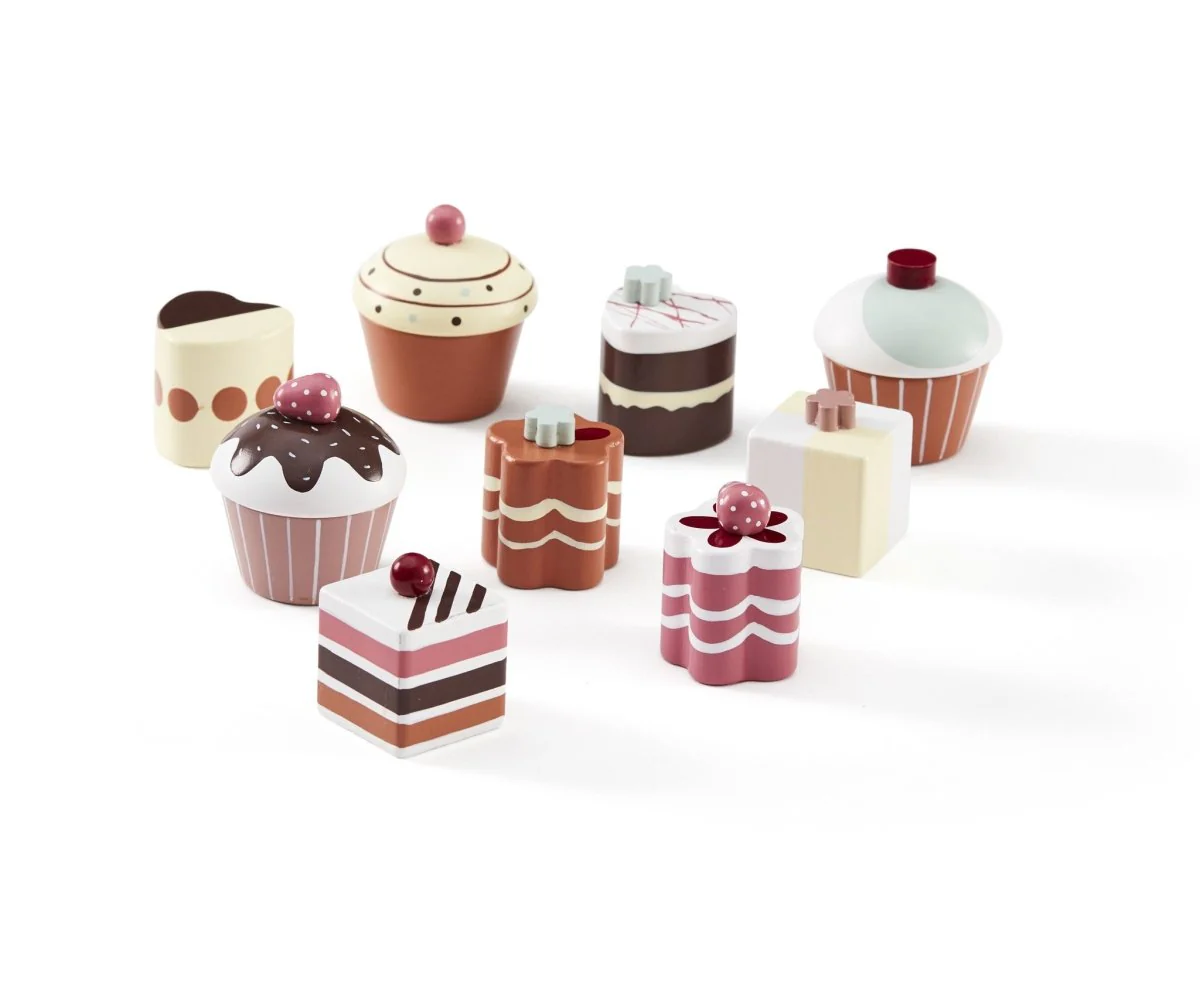 Kid's Concept Houten Speelgoed Taarten 9st