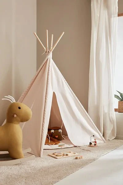 Kid's Concept Tipi Tent Gebroken Wit 110 x 110 x 160 - Image 5