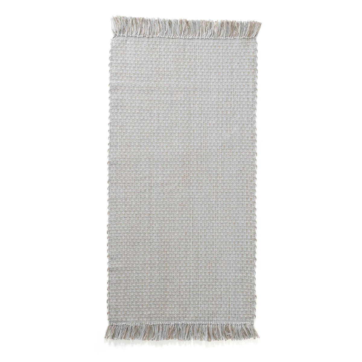 Kid's Concept Vloerkleed Katoen,Jute Blauw/Grijs 70x140cm