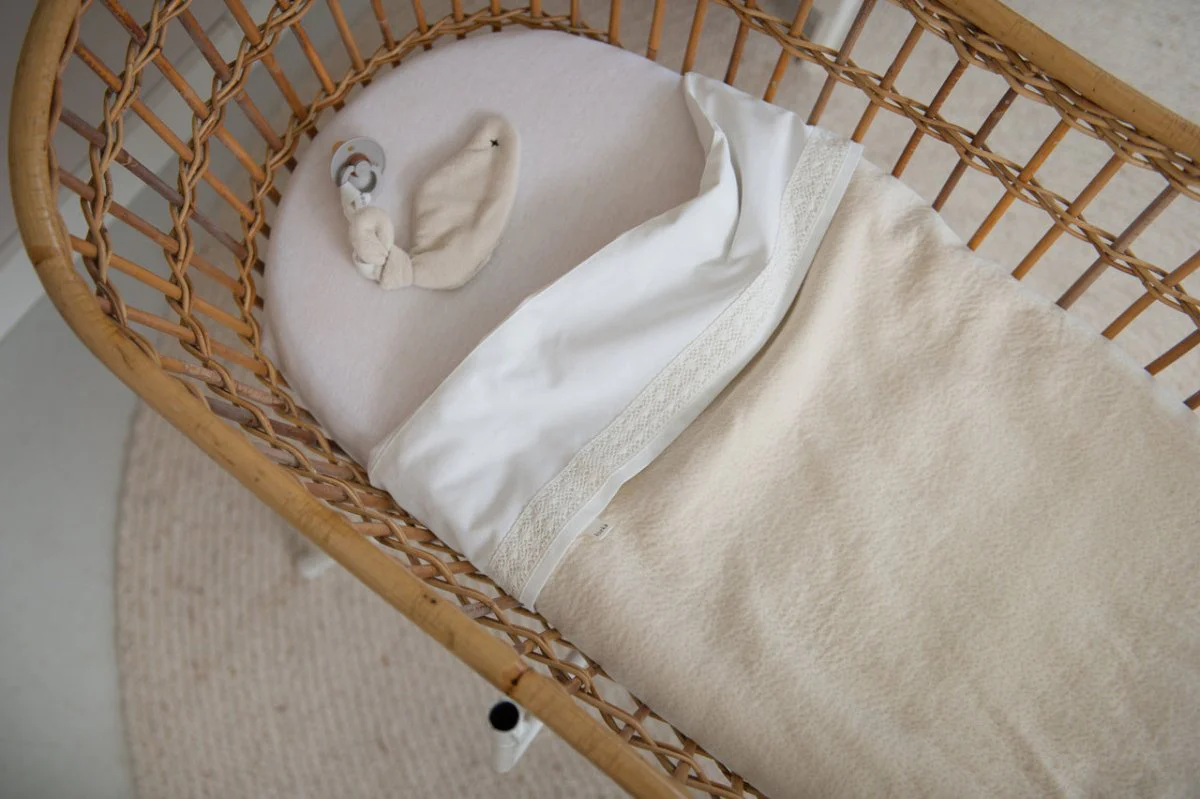 Koeka Wiegdeken Flanel Runa Warm White - Image 3