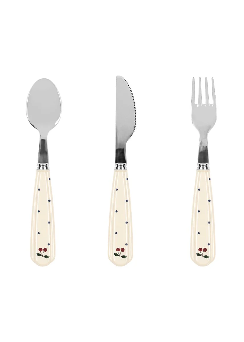 Konges Slojd Baby Bestekset Navy Dots