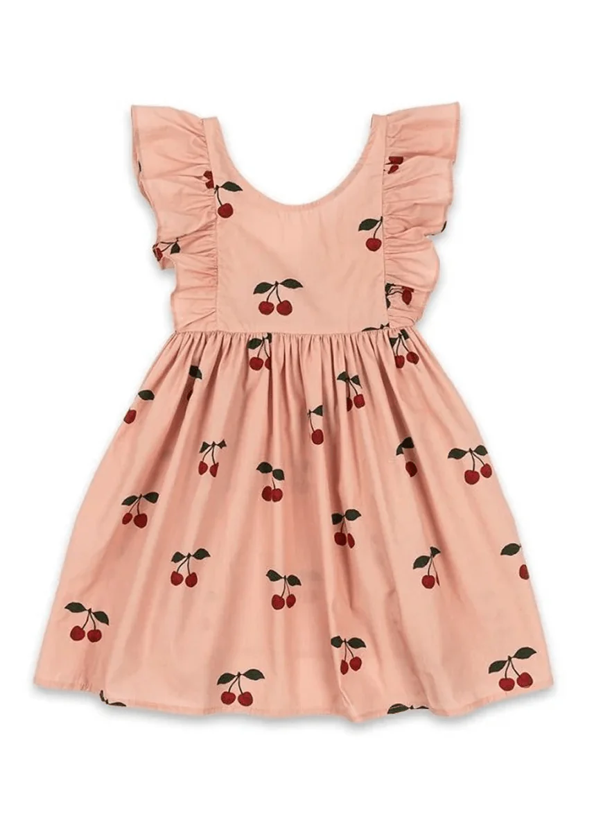 Konges Sløjd Baby Jurkje Gots Ma Grande Cerise Blush