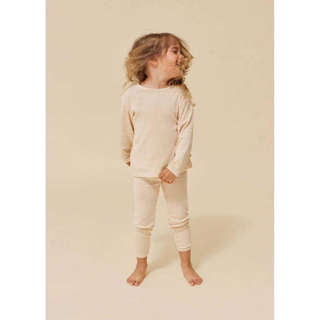 Konges Sløjd Baby Shirt Brazilian Sand - Image 4