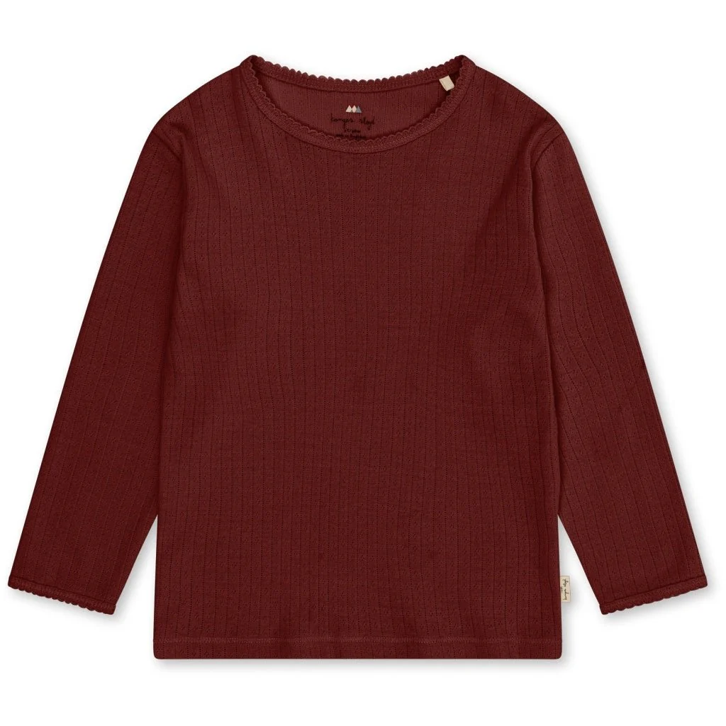 Konges Sløjd Baby Shirt Minnie Jolly Red