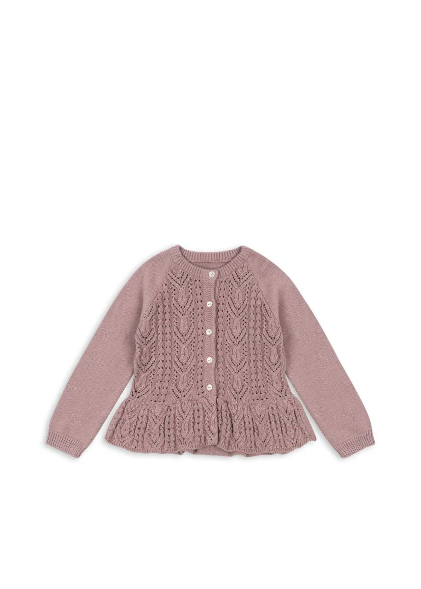 Konges Sløjd Baby Vestje Cabby Frill Gota Deauville Mauve