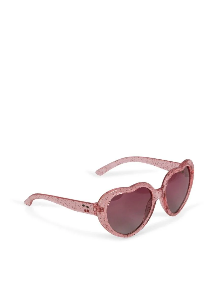Konges Sløjd Baby Zonnebril Heart Cherry Glitter