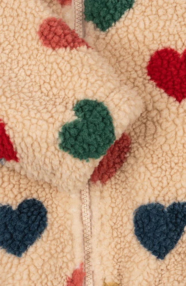 Konges Sløjd Babyjasje Jody Teddy Bon Coeur Colore - Image 4