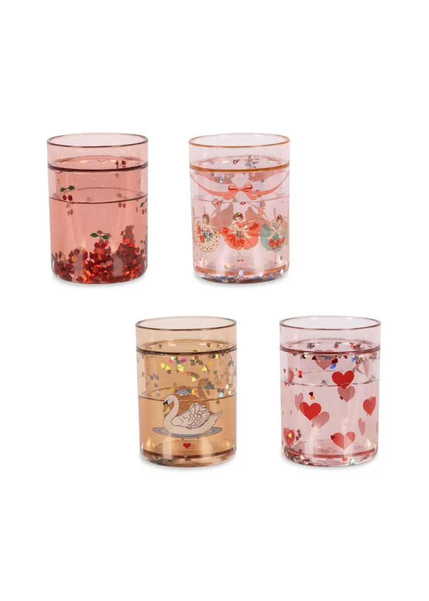 Konges Sløjd Drinkbeker Rose Multi 4St
