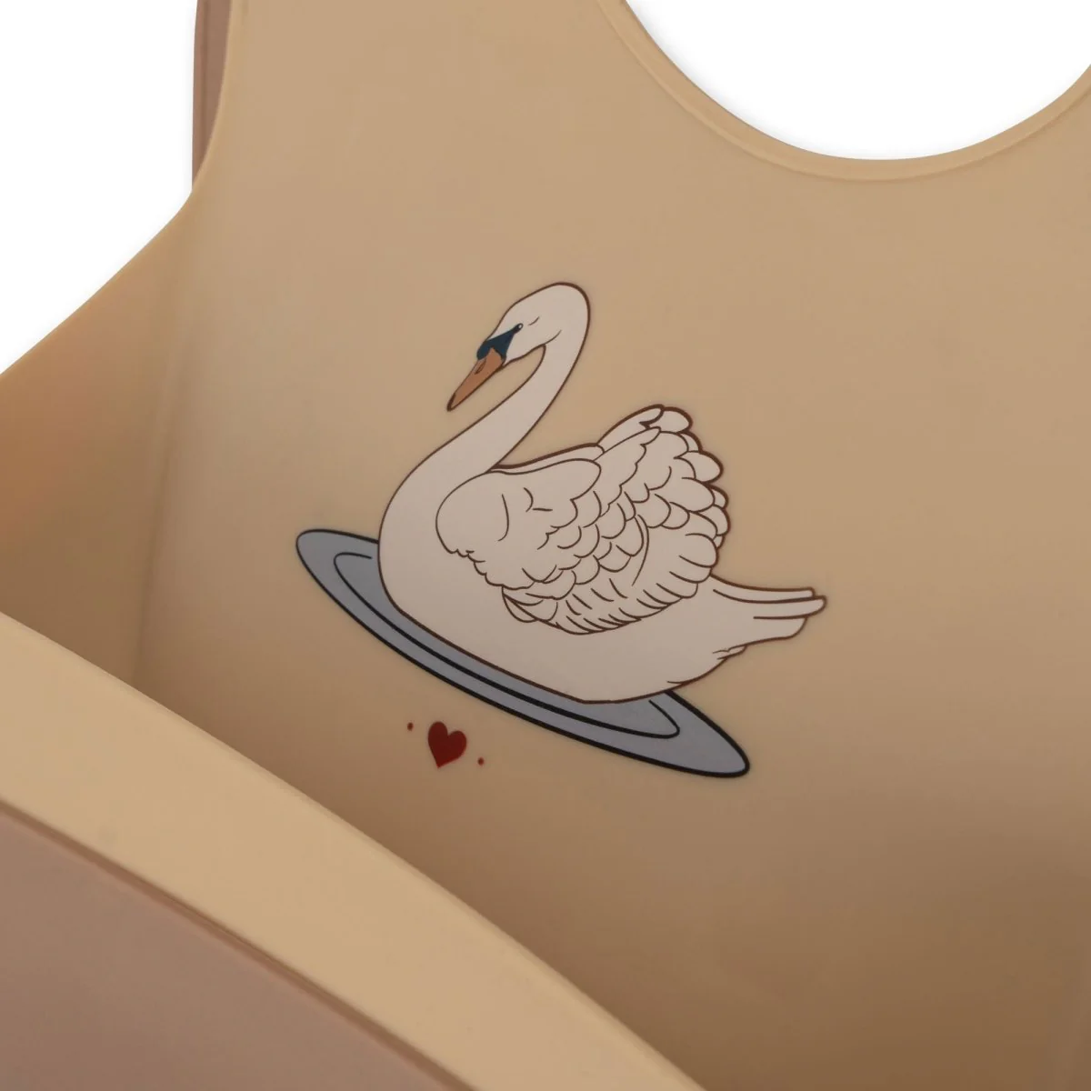 Konges Sløjd Slabbetje Swan Siliconen 2St - Image 2