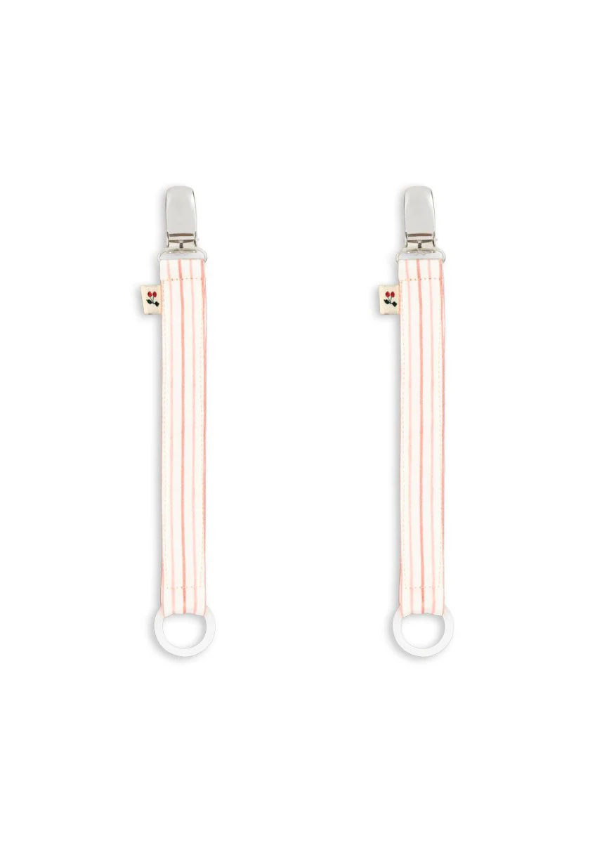 Konges Slojd Speenkoord Stripie Petite Rose 2St